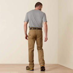 Ariat Rebar M4 Relaxed DuraStretch Washed Twill Dungaree Boot Cut Pant Men