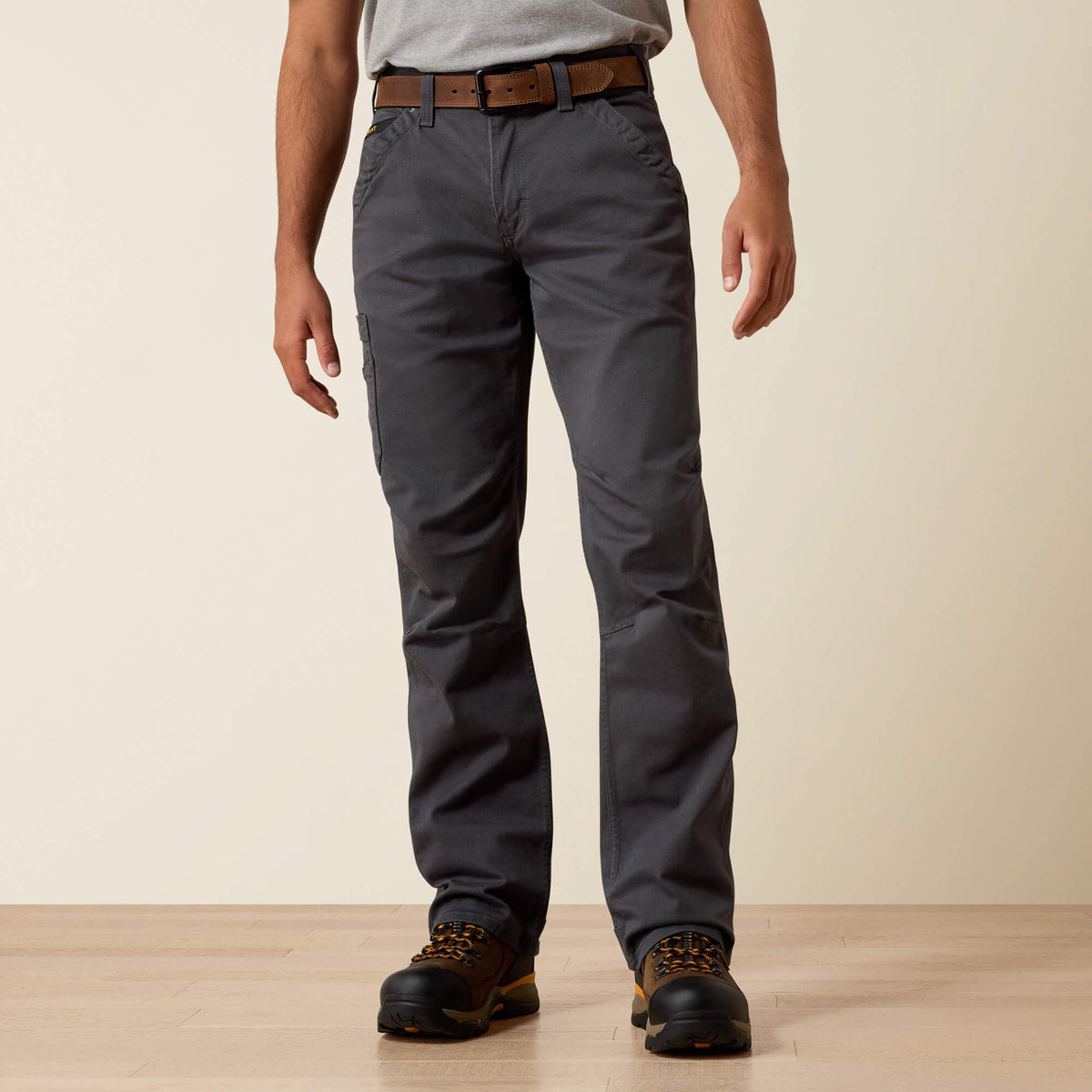 Ariat Rebar M4 Relaxed DuraStretch Washed Twill Dungaree Boot Cut Pant Men