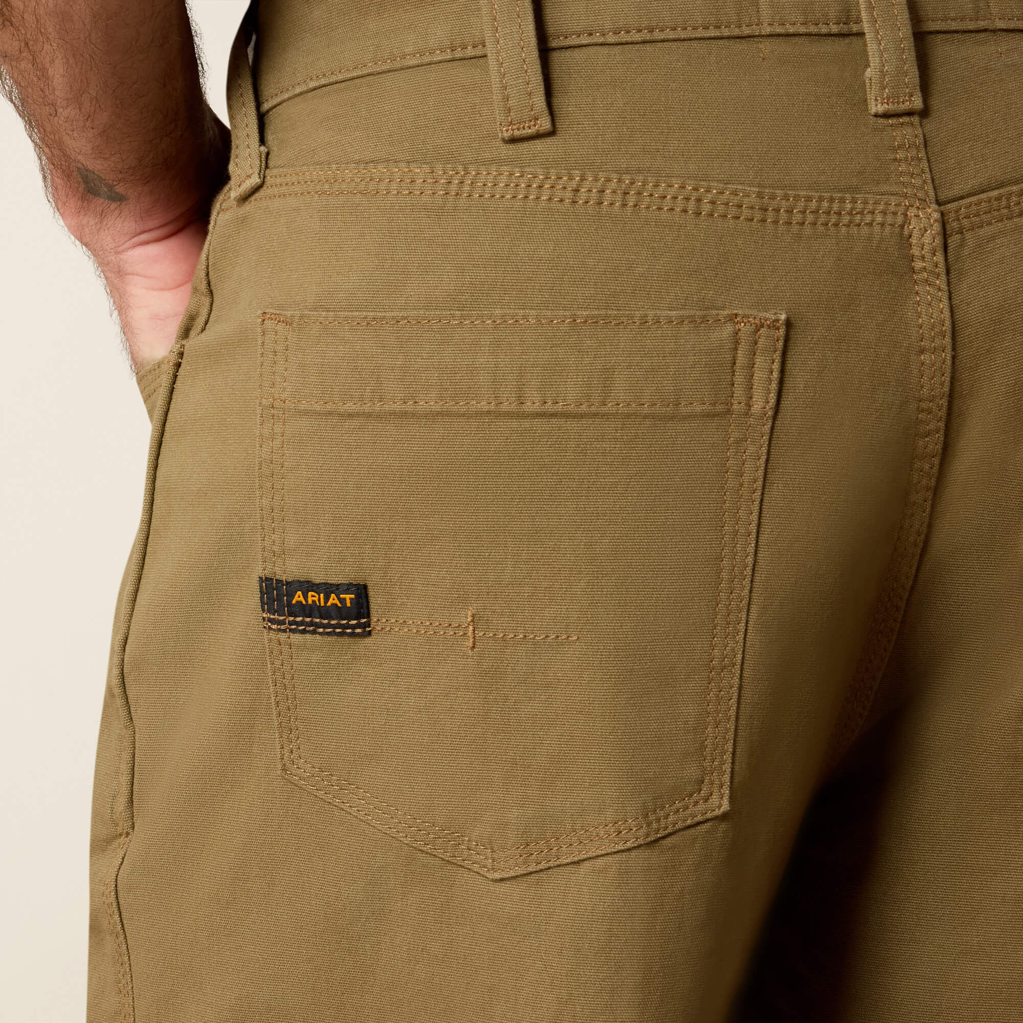 Ariat Rebar DuraStretch Made Tough 10" Short Men
