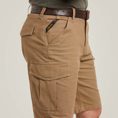 Ariat Rebar DuraStretch Made Tough Cargo 11" Short Men