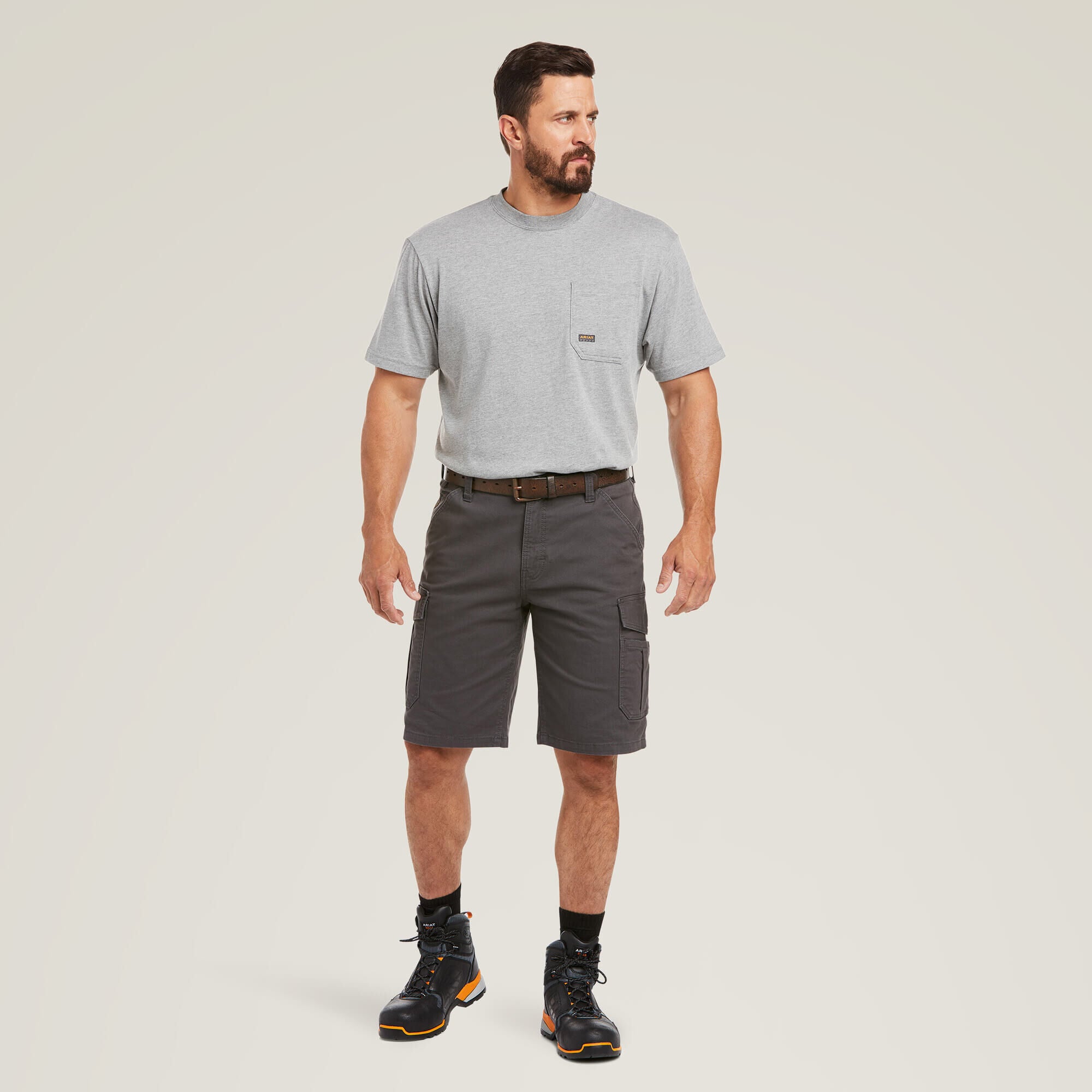 Ariat Rebar DuraStretch Made Tough Cargo 11" Short Men