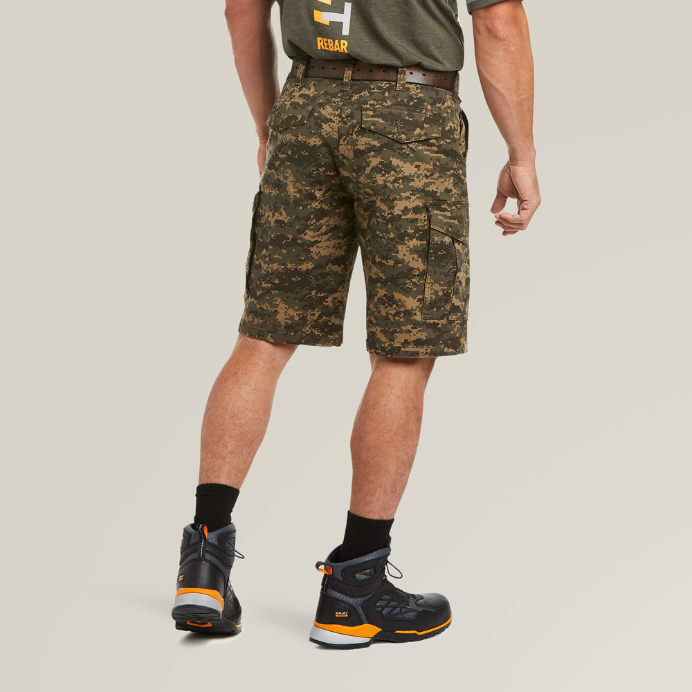 Ariat Rebar DuraStretch Made Tough Cargo 11" Short Men