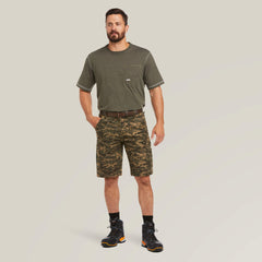 Ariat Rebar DuraStretch Made Tough Cargo 11" Short Men