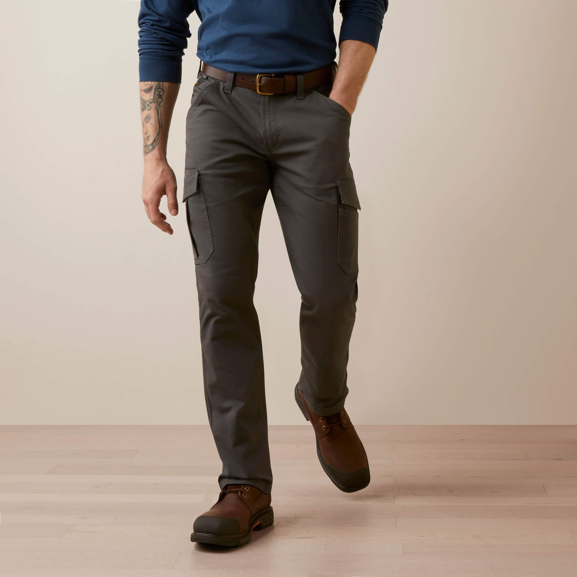 Ariat Rebar M4 Relaxed Made Tough Cargo Straight Pant Men