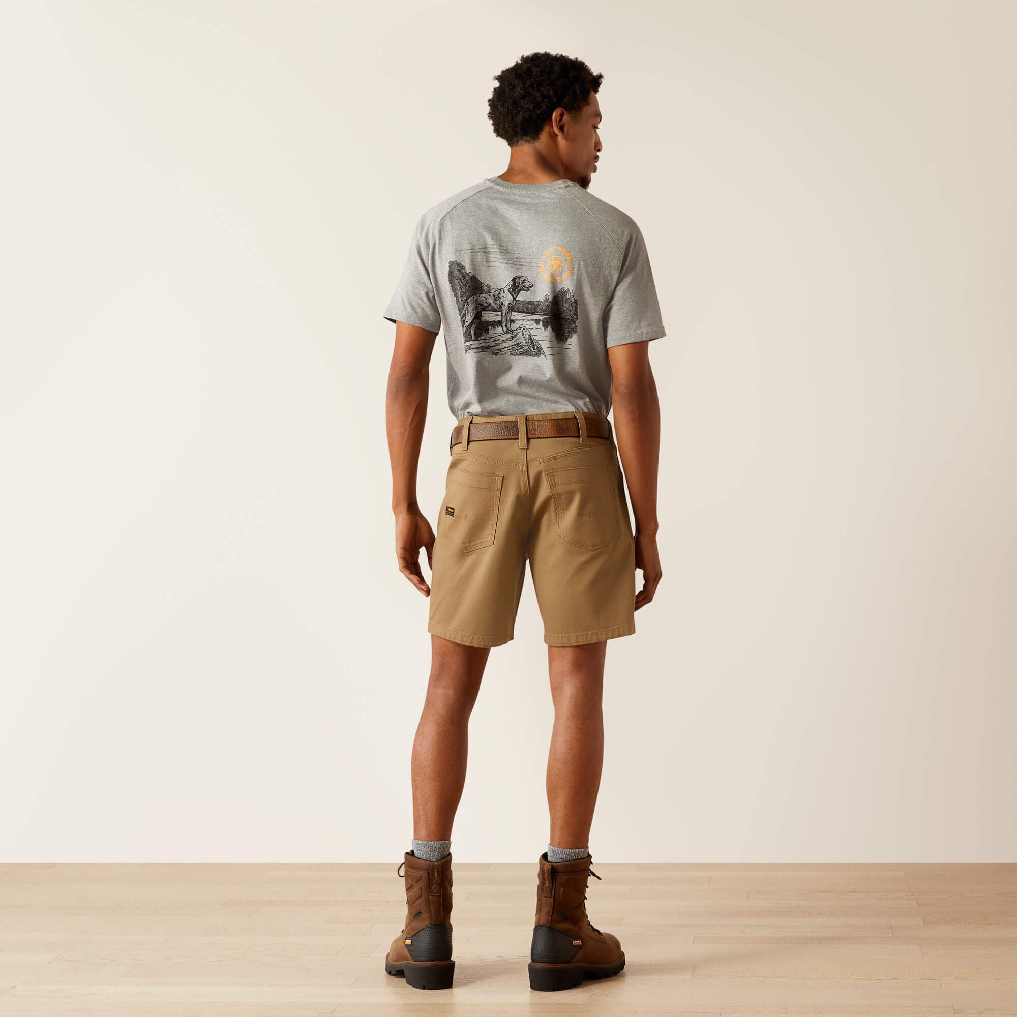Ariat Rebar DuraStretch Made Tough 8" Short Men