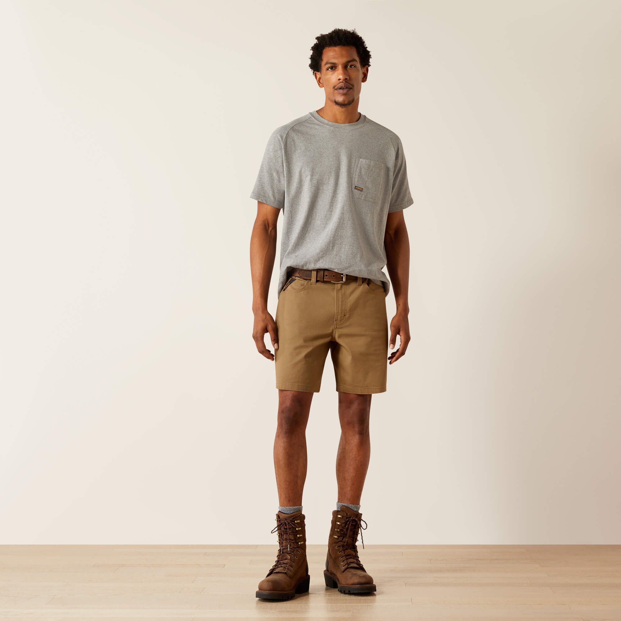 Ariat Rebar DuraStretch Made Tough 8" Short Men