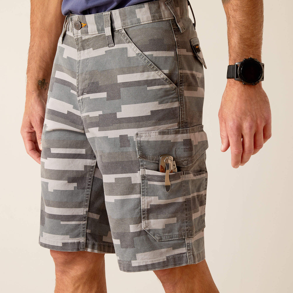 Ariat Rebar DuraStretch Made Tough Cargo 11" Short Men