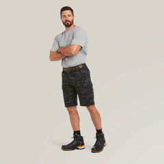 Ariat Rebar DuraStretch Made Tough Cargo 11" Short Men