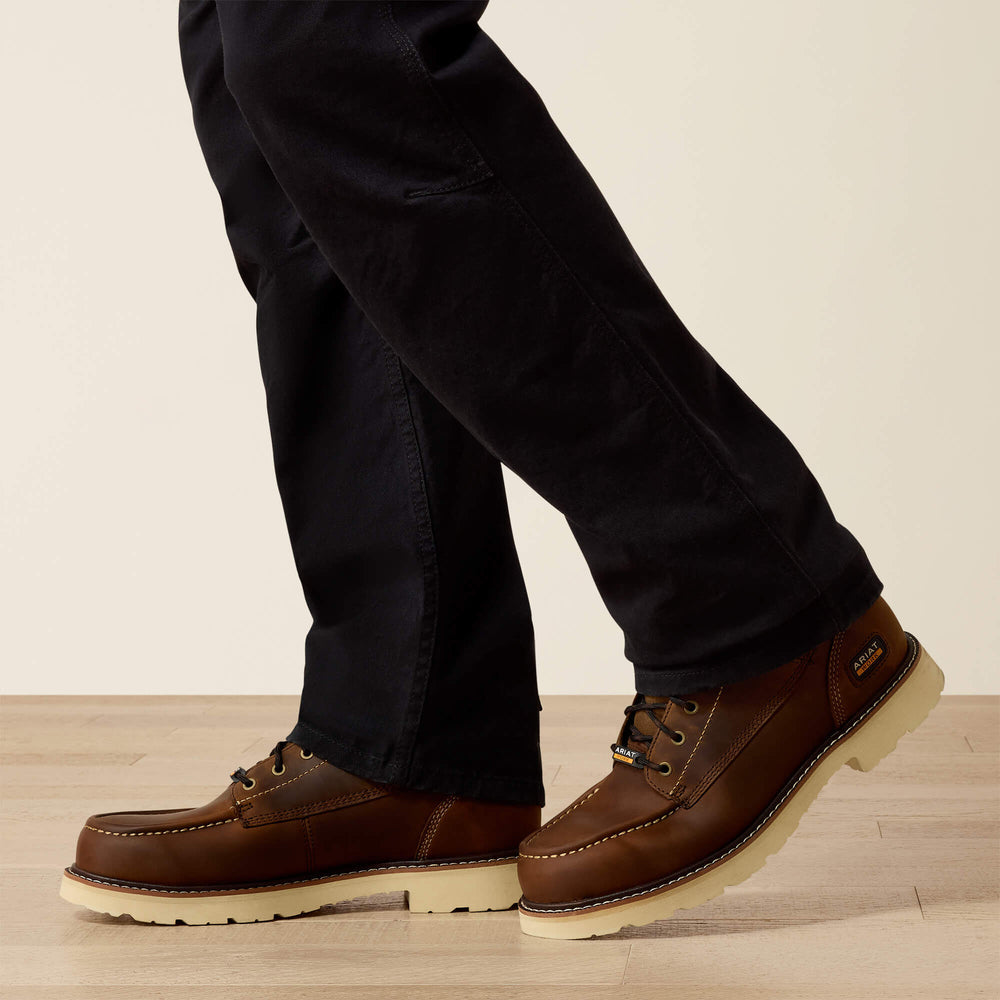 Ariat Rebar M5 Straight DuraStretch Washed Twill Dungaree Straight Leg Pant Men