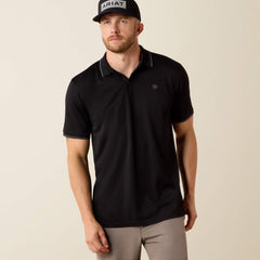Ariat Logo Fitted Polo Men