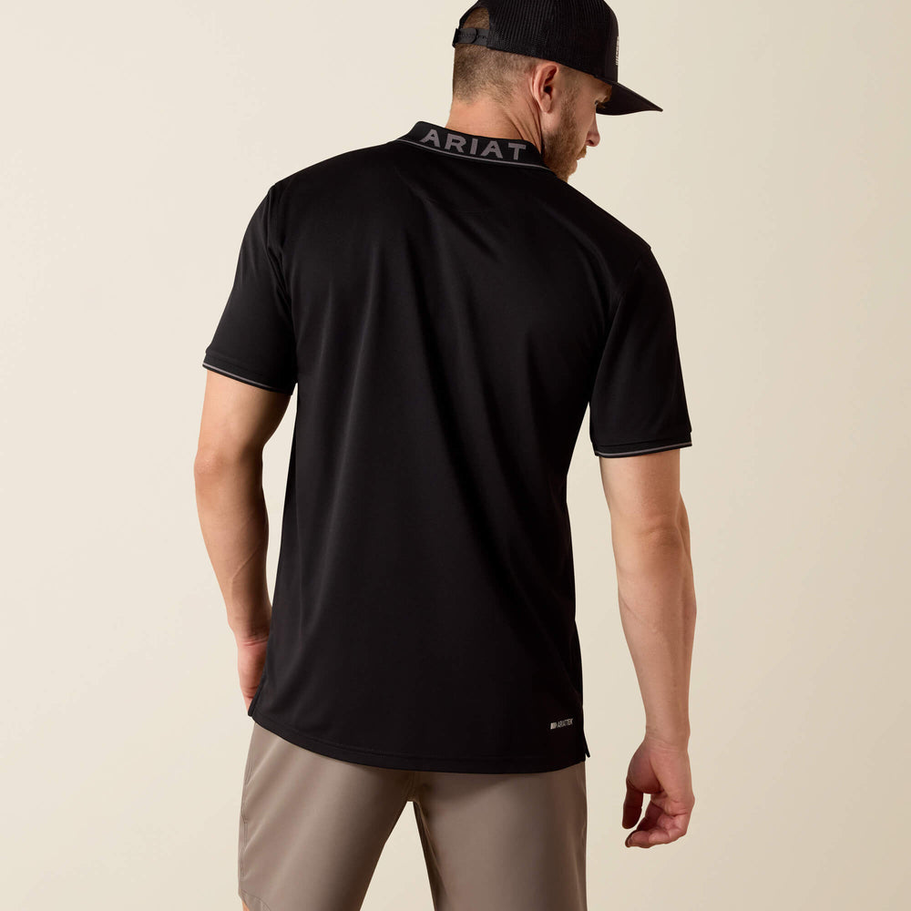 Ariat Logo Fitted Polo Men