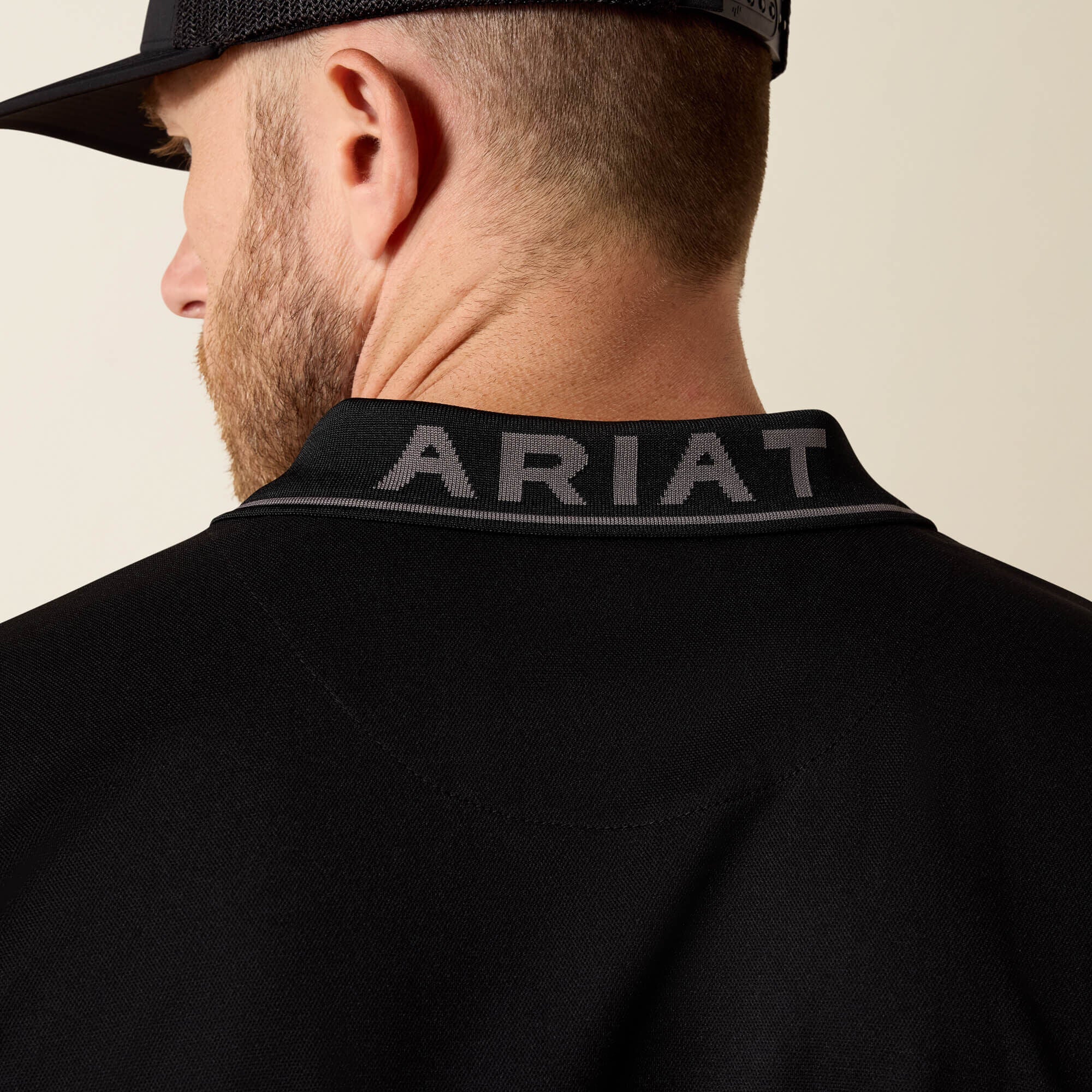 Ariat Logo Fitted Polo Men