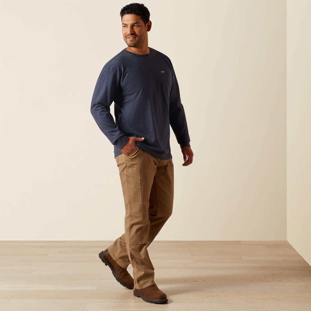Ariat Rebar Cotton Strong Standard Logo Pocket T-Shirt Men