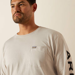 Ariat Rebar Cotton Strong Standard Logo Pocket T-Shirt Men