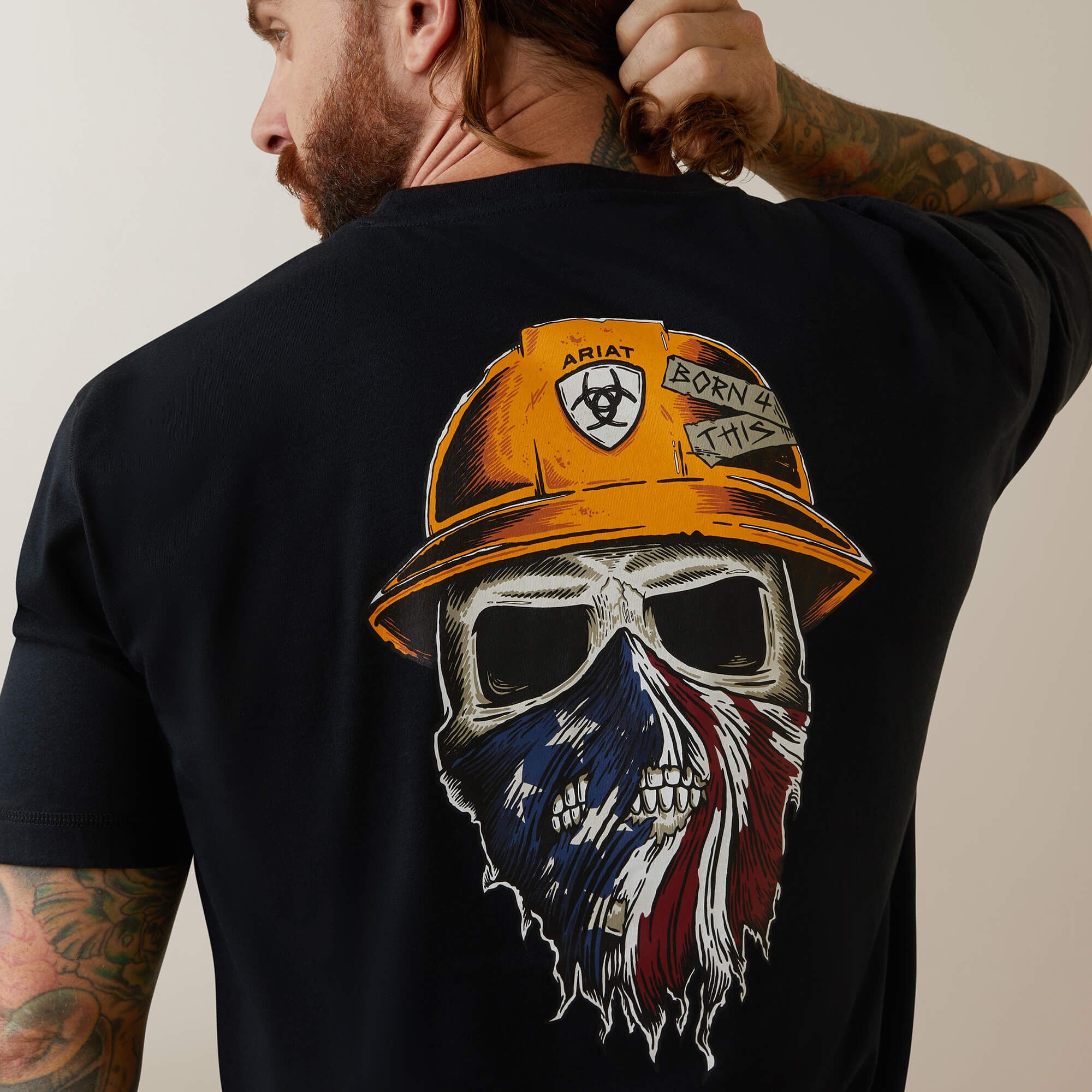 Ariat Rebar Workman Born For This T-Shirt Men
