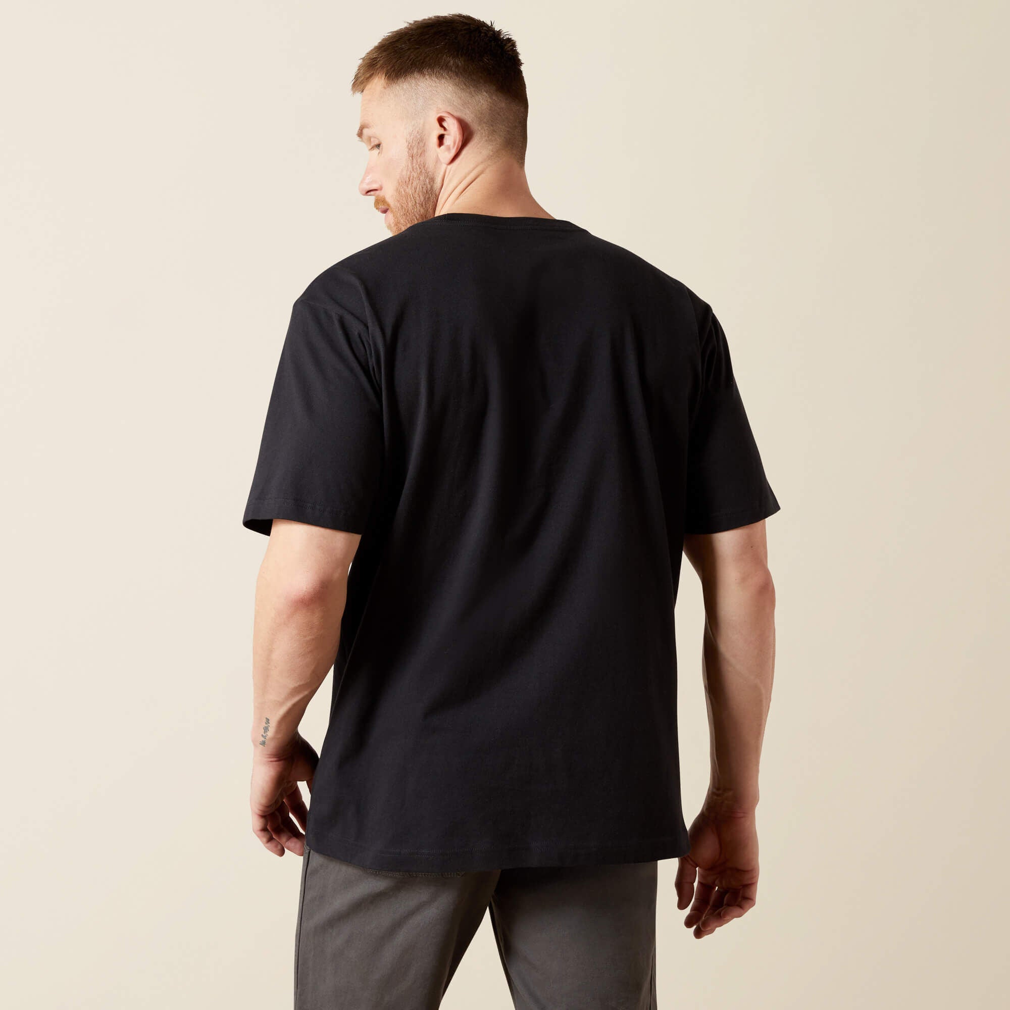 Ariat Rebar Cotton Strong Standard Pocket T-Shirt Men