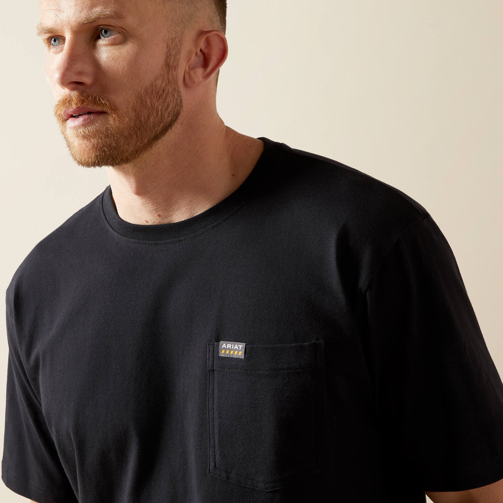 Ariat Rebar Cotton Strong Standard Pocket T-Shirt Men