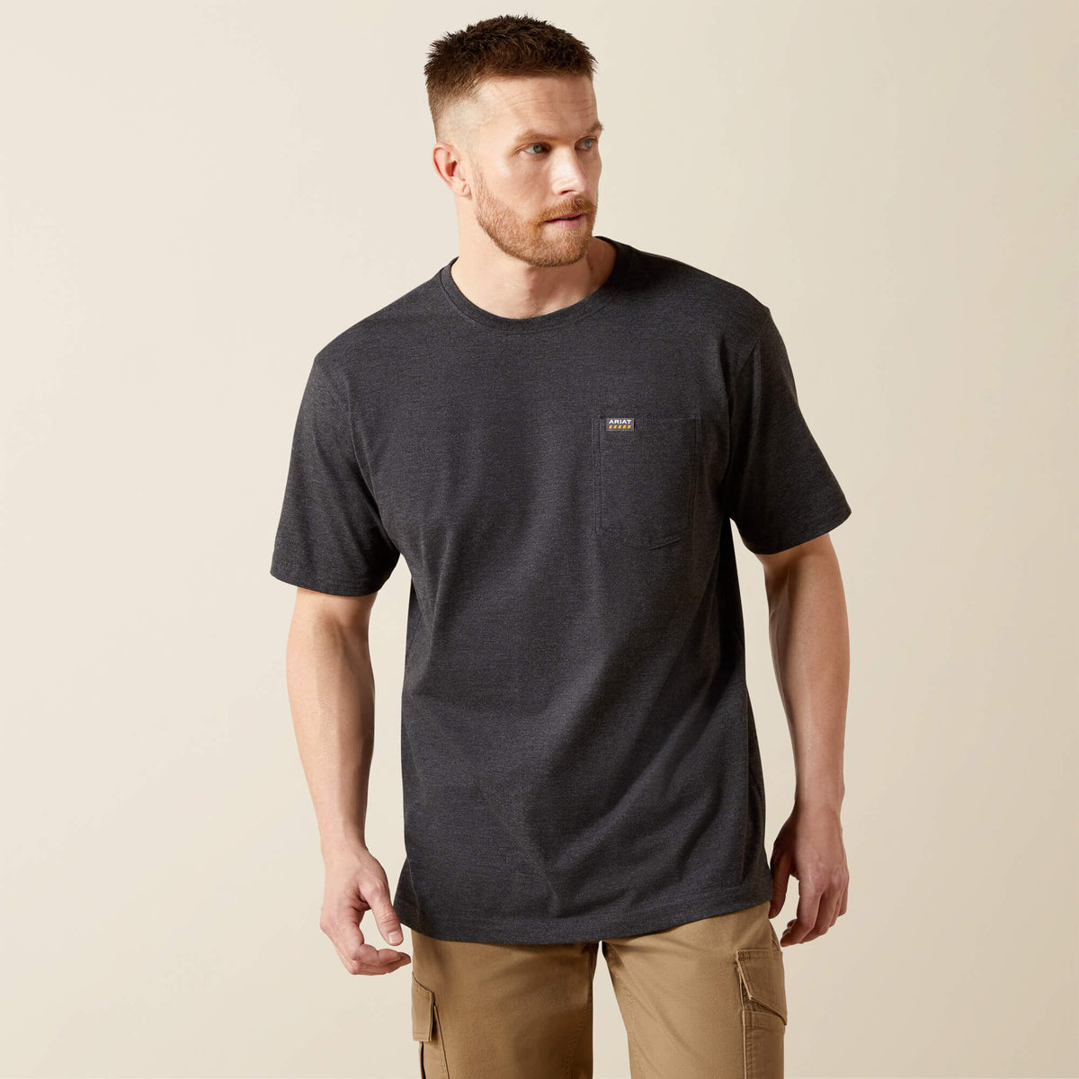 Ariat Rebar Cotton Strong Standard Pocket T-Shirt Men