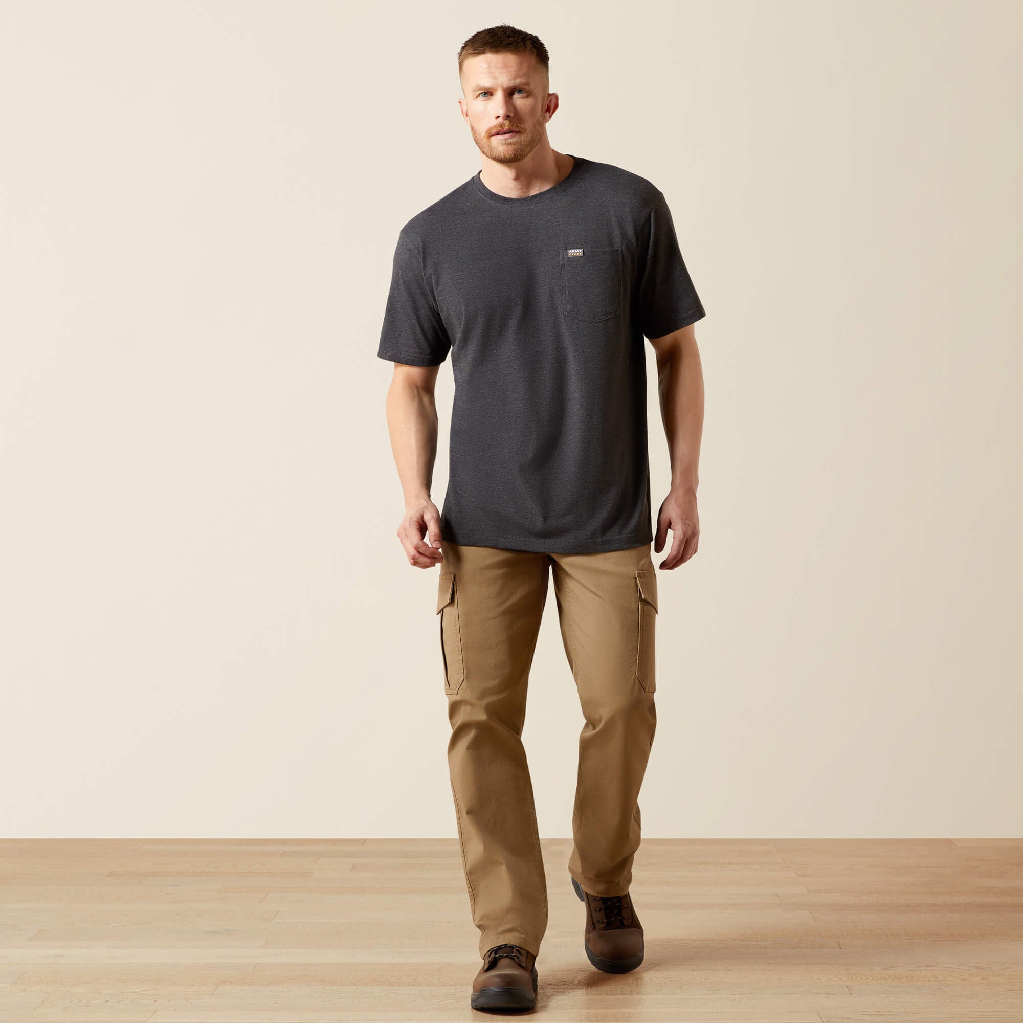 Ariat Rebar Cotton Strong Standard Pocket T-Shirt Men