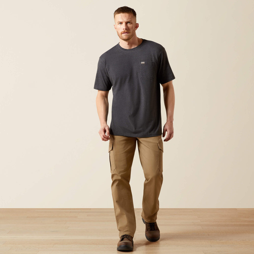 Ariat Rebar Cotton Strong Standard Pocket T-Shirt Men