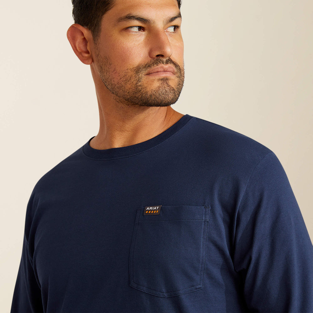 Ariat Rebar Cotton Strong Standard Pocket T-Shirt Men
