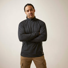 Ariat Rebar Gridwork Baselayer 1/4 Zip T-Shirt Men