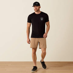 Ariat Ariat Stripe Patriotic Badge T-Shirt Men