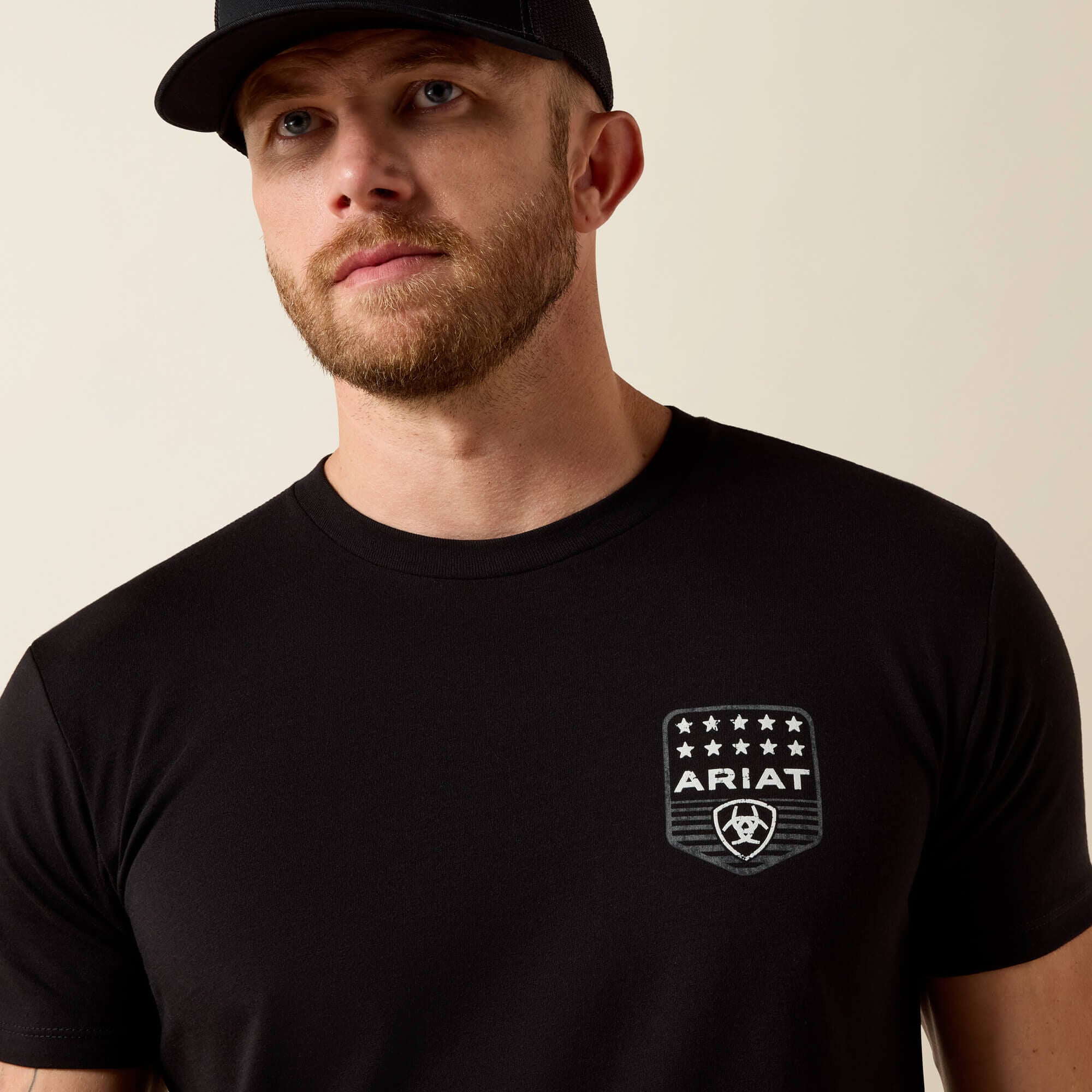 Ariat Ariat Stripe Patriotic Badge T-Shirt Men