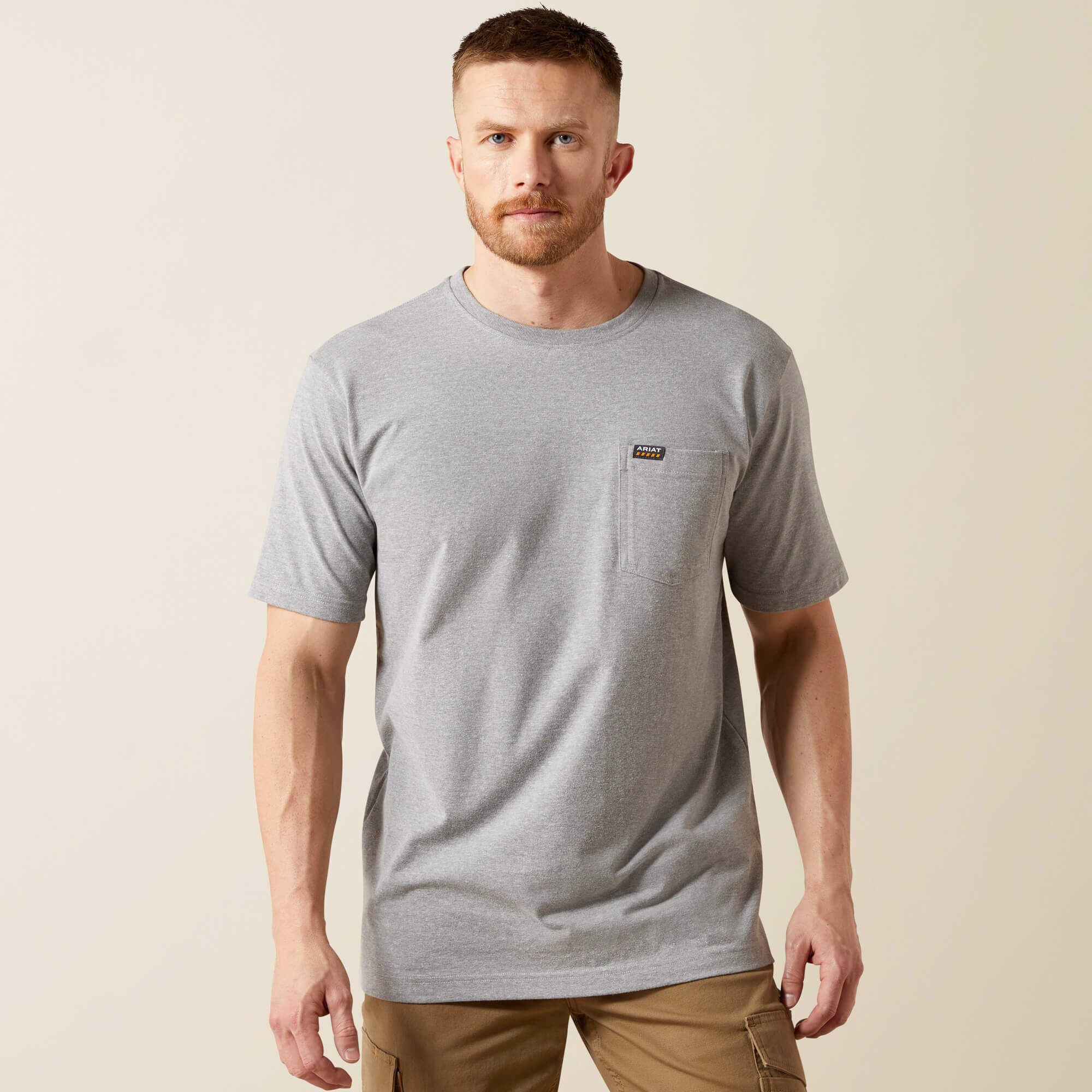 Ariat Rebar Cotton Strong Standard Pocket T-Shirt Men