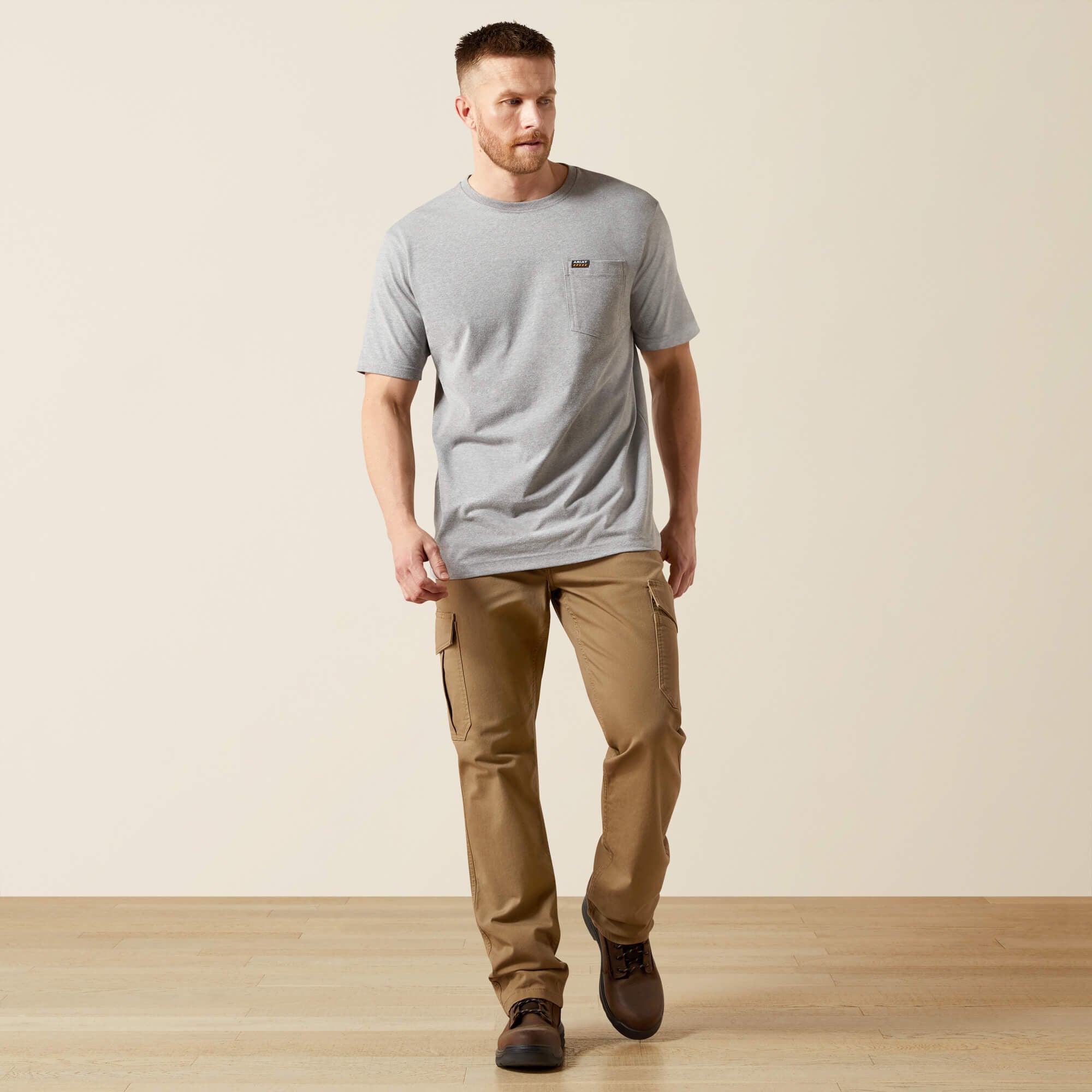 Ariat Rebar Cotton Strong Standard Pocket T-Shirt Men