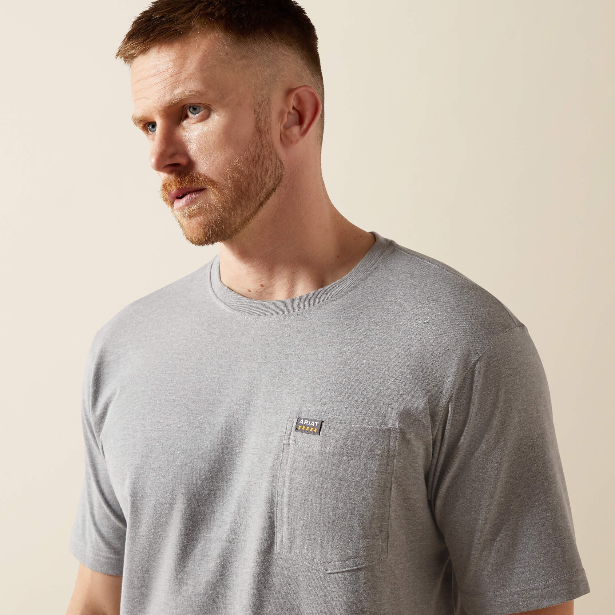 Ariat Rebar Cotton Strong Standard Pocket T-Shirt Men