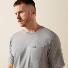 Ariat Rebar Cotton Strong Standard Pocket T-Shirt Men