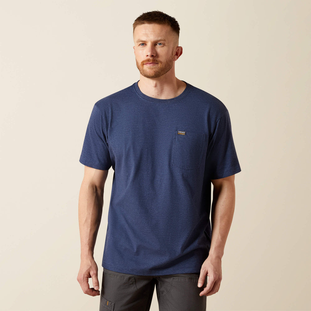 Ariat Rebar Cotton Strong Standard Pocket T-Shirt Men