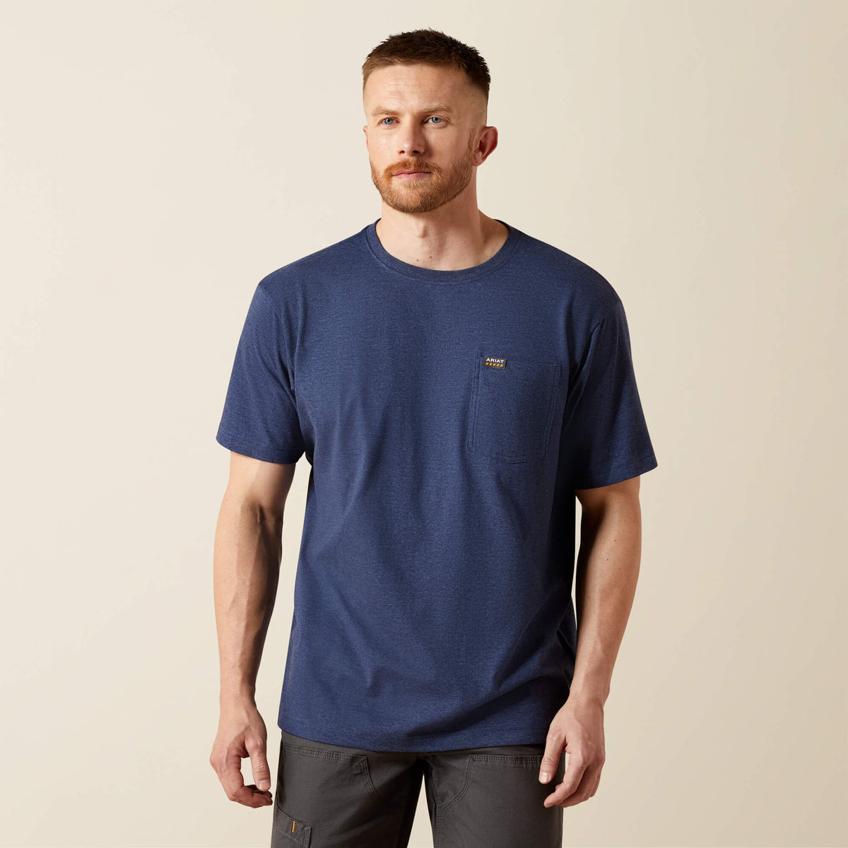 Ariat Rebar Cotton Strong Standard Pocket T-Shirt Men