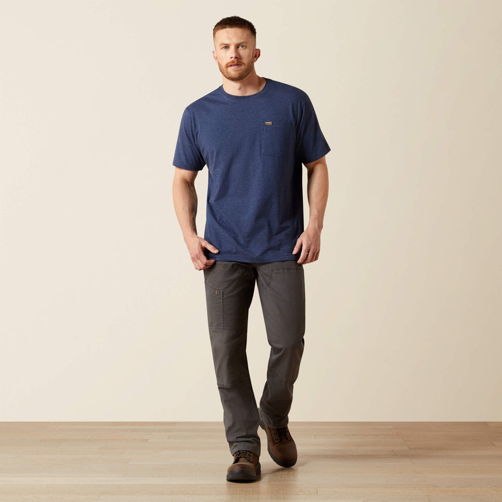 Ariat Rebar Cotton Strong Standard Pocket T-Shirt Men