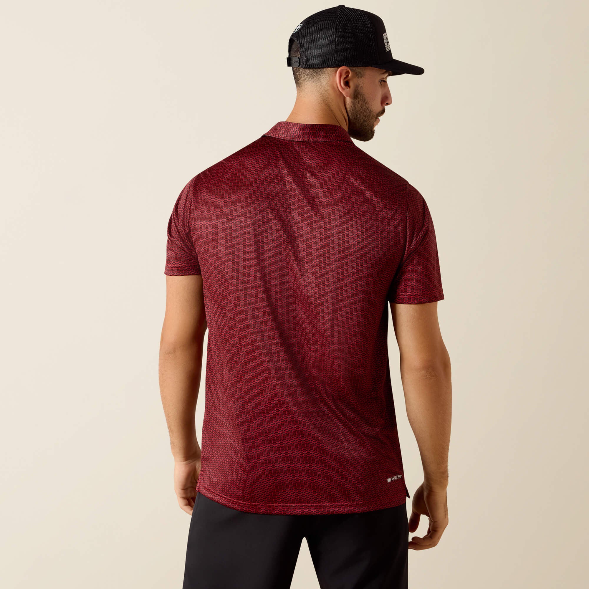 Ariat All Over Print Fitted Polo Men