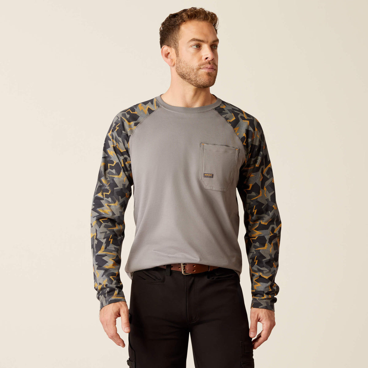 Ariat Rebar Workman Baseball T-Shirt Men