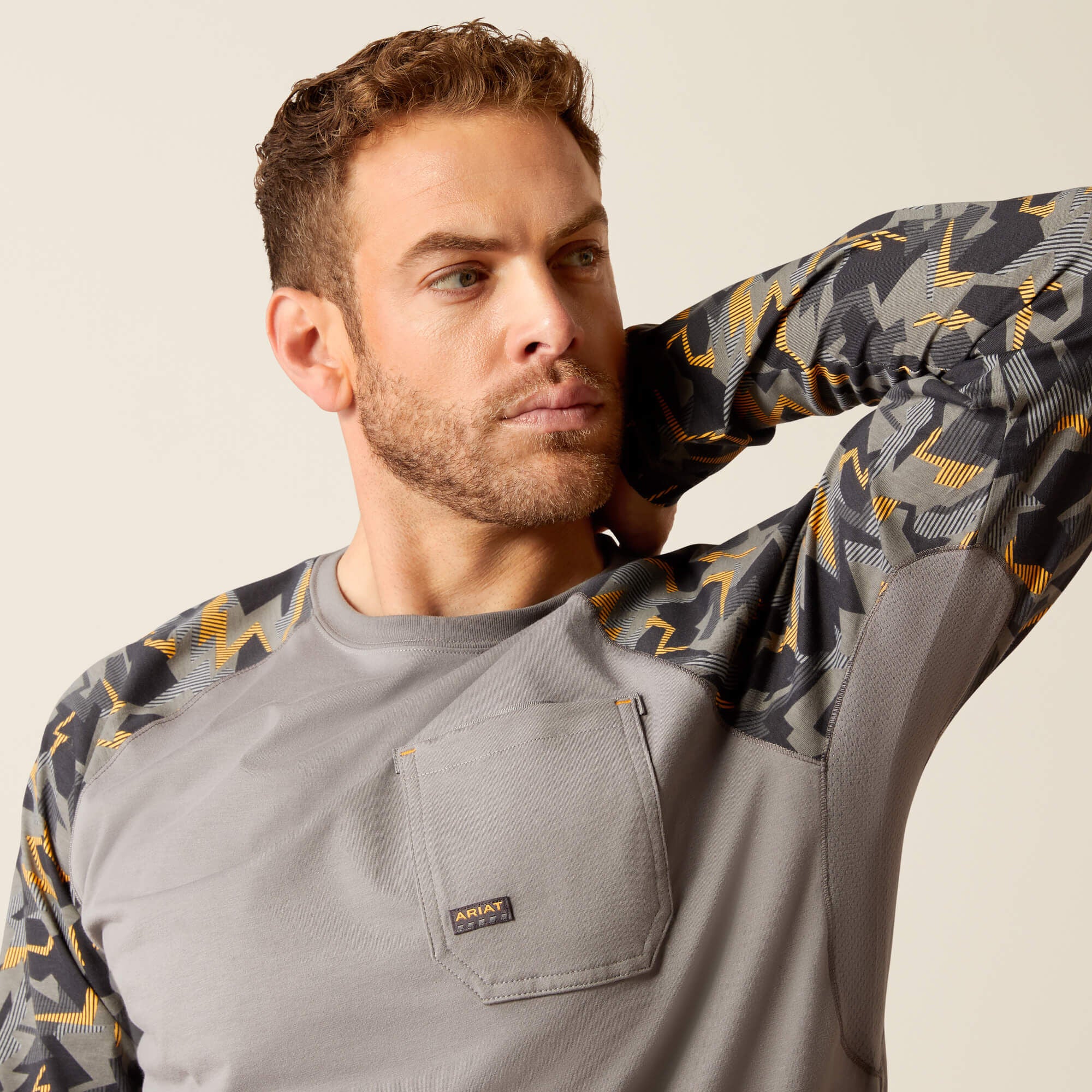 Ariat Rebar Workman Baseball T-Shirt Men