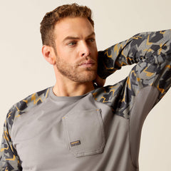 Ariat Rebar Workman Baseball T-Shirt Men