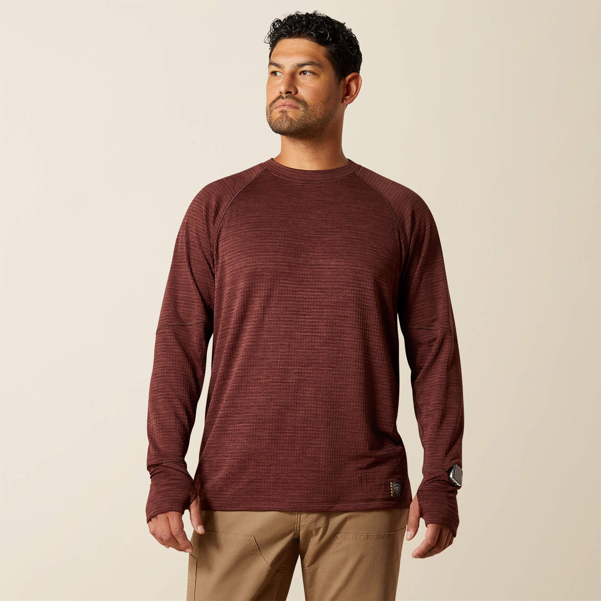 Ariat Rebar Gridwork Crewneck T-Shirt Men