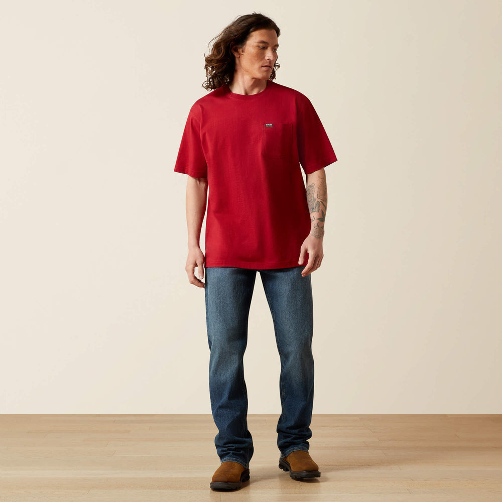 Ariat Rebar Cotton Strong Standard Pocket T-Shirt Men