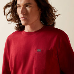 Ariat Rebar Cotton Strong Standard Pocket T-Shirt Men
