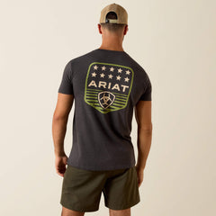 Ariat Ariat Stripe Patriotic Badge T-Shirt Men