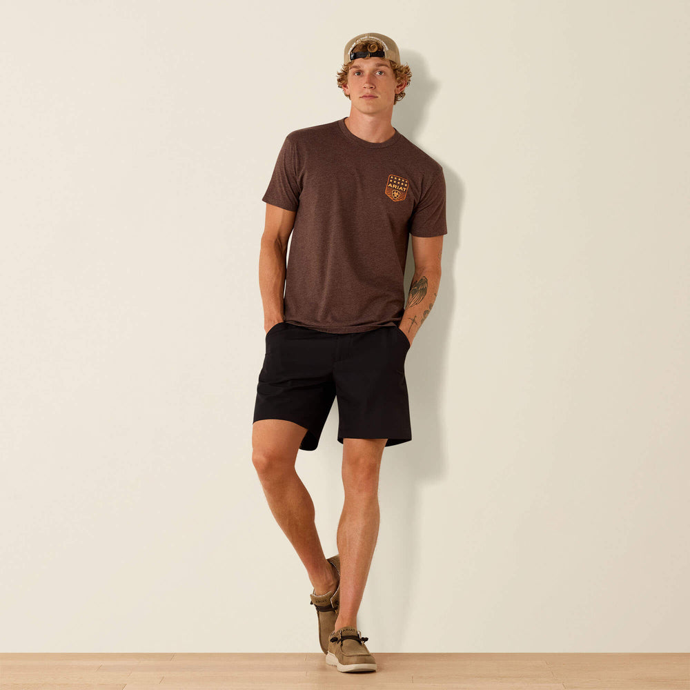 Ariat Ariat Stripe Patriotic Badge T-Shirt Men