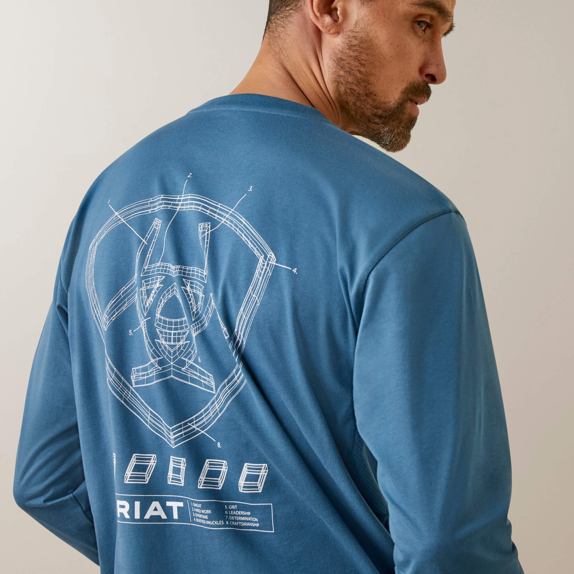 Ariat Rebar Workman Blueprint Men