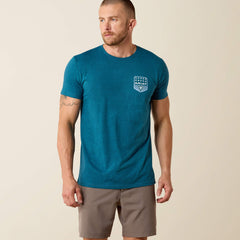 Ariat Ariat Stripe Patriotic Badge T-Shirt Men