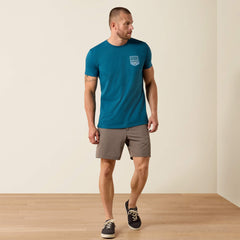 Ariat Ariat Stripe Patriotic Badge T-Shirt Men