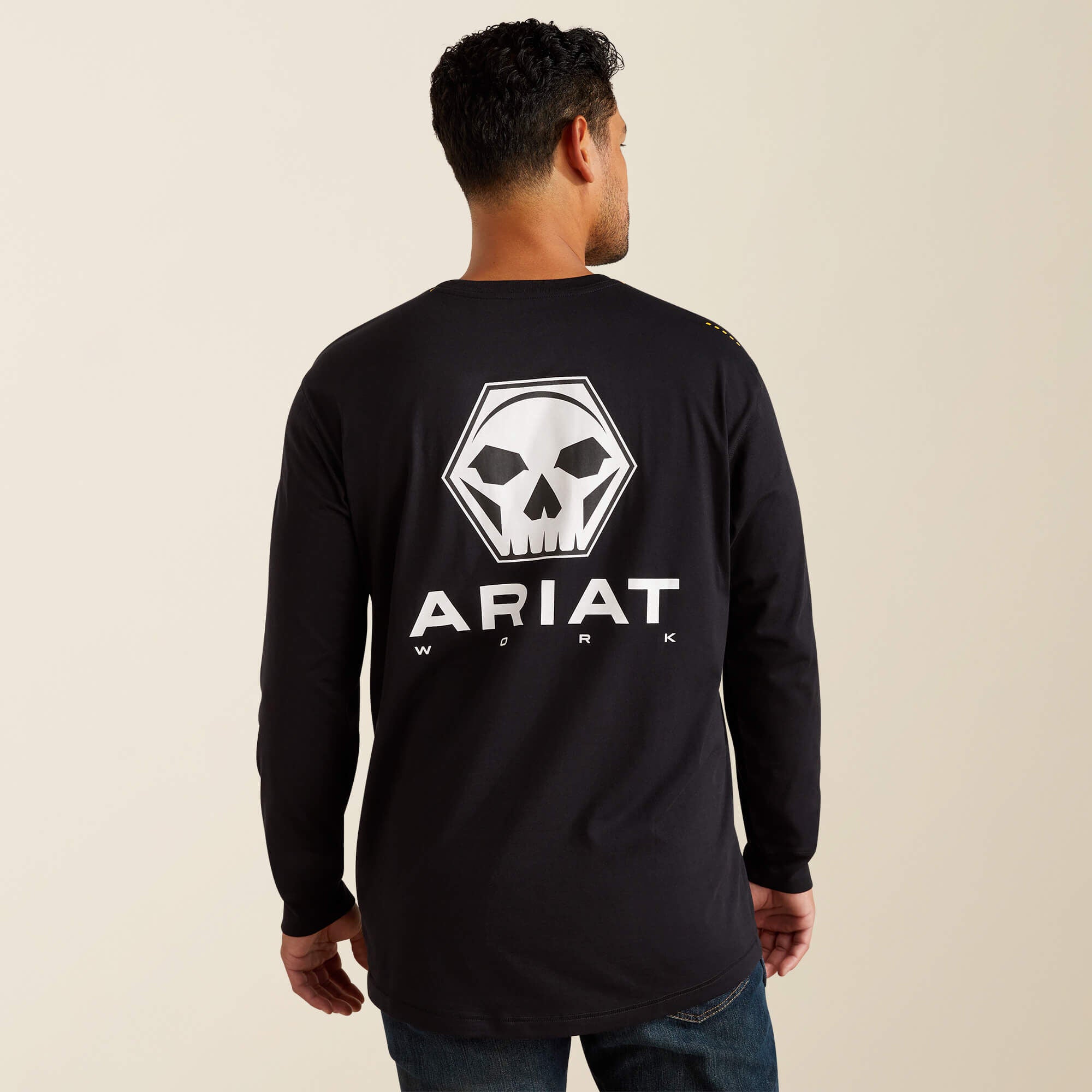 Ariat Rebar Workman Bolt Skull T-Shirt Men