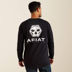 Ariat Rebar Workman Bolt Skull T-Shirt Men