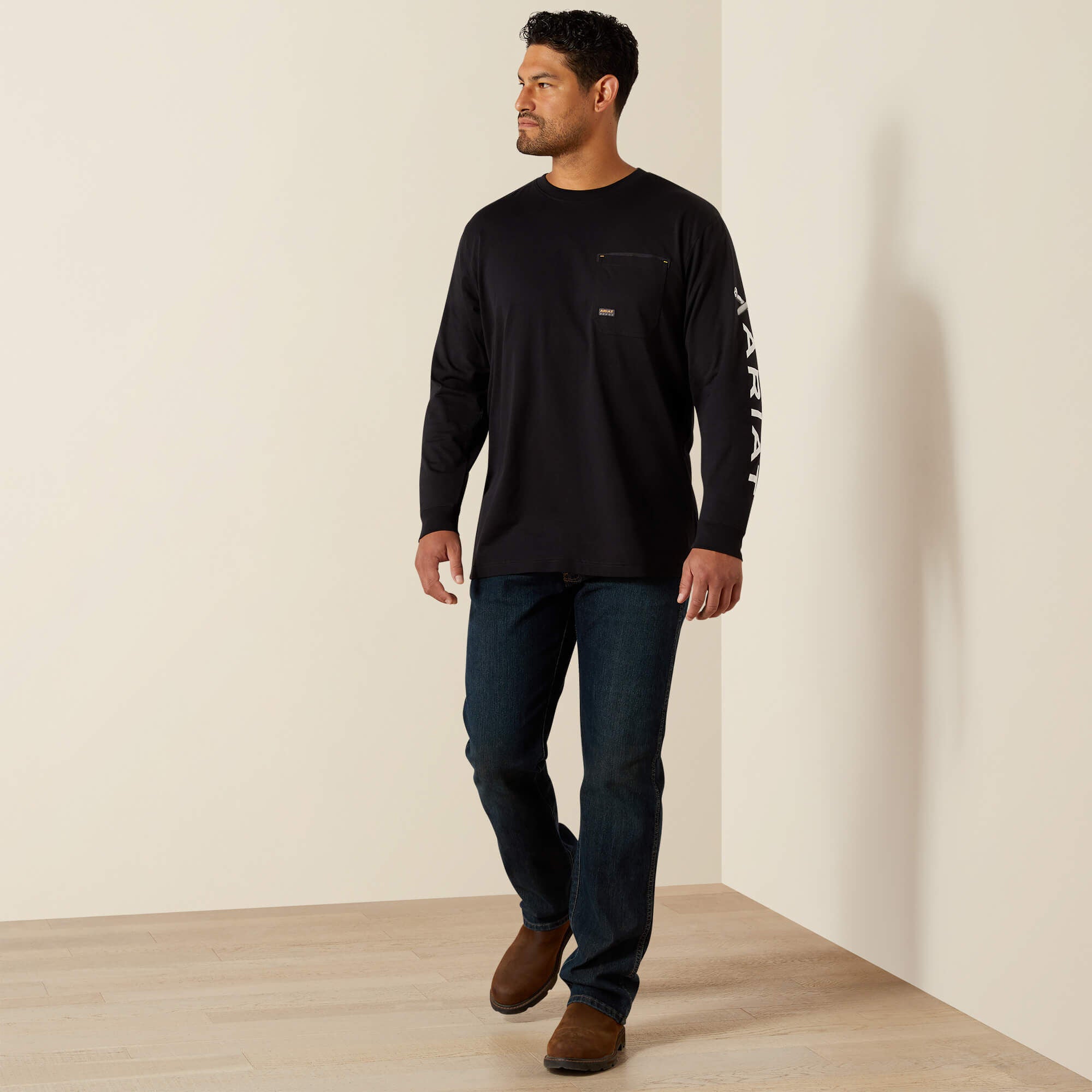 Ariat Rebar Workman Bolt Skull T-Shirt Men
